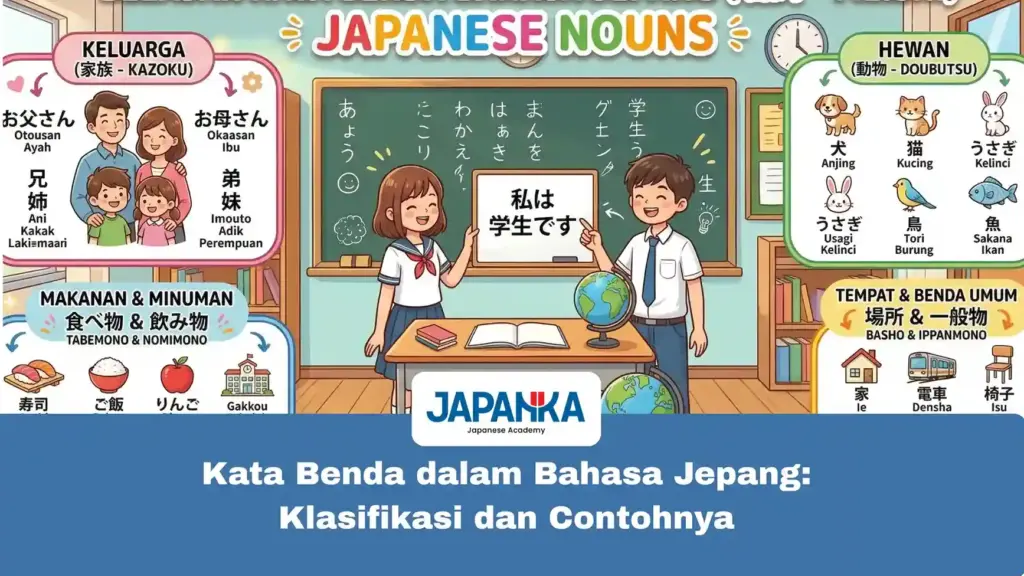 Kata Benda dalam Bahasa Jepang: Klasifikasi dan Contohnya