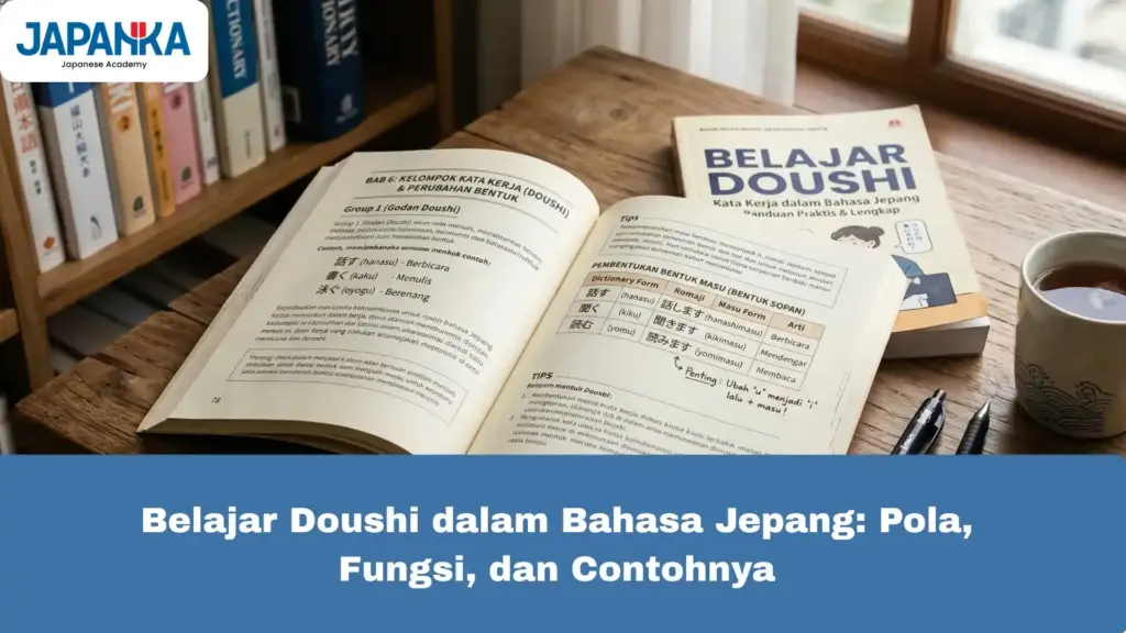 Belajar Doushi dalam Bahasa Jepang Pola, Fungsi, dan Contohnya