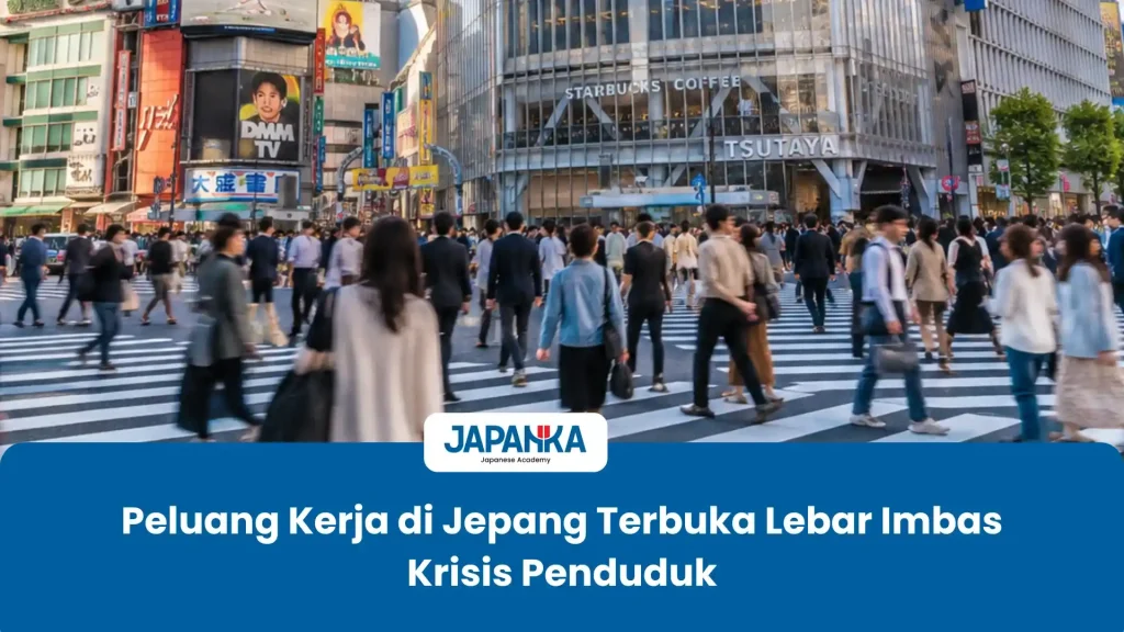 Peluang Kerja di Jepang Terbuka Lebar Imbas Krisis Penduduk