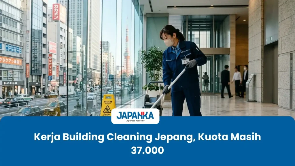Kerja Building Cleaning Jepang, Kuota Masih 37.000